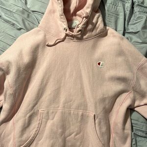 pink champion sweatshirt